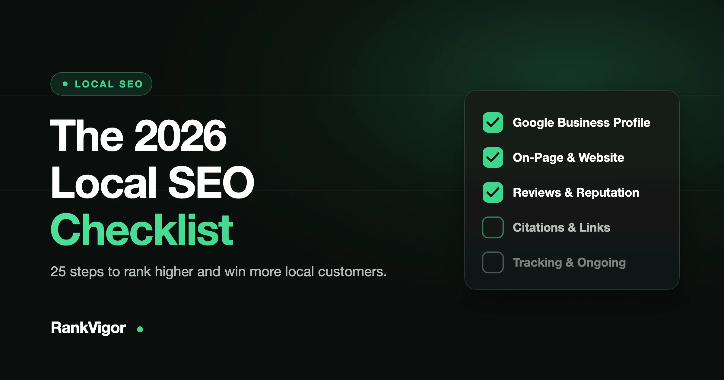 The Local SEO Checklist for 2026 (Step-by-Step for Local Businesses) preview